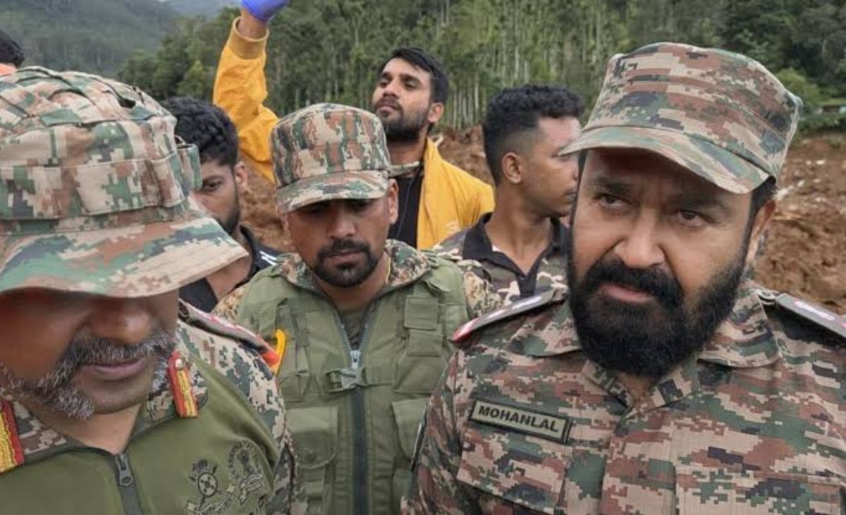 Mohanlal Pledges Rs 3 Crore in Army Uniform for Wayanad Landslide Relief, Commits to Rebuild Local School