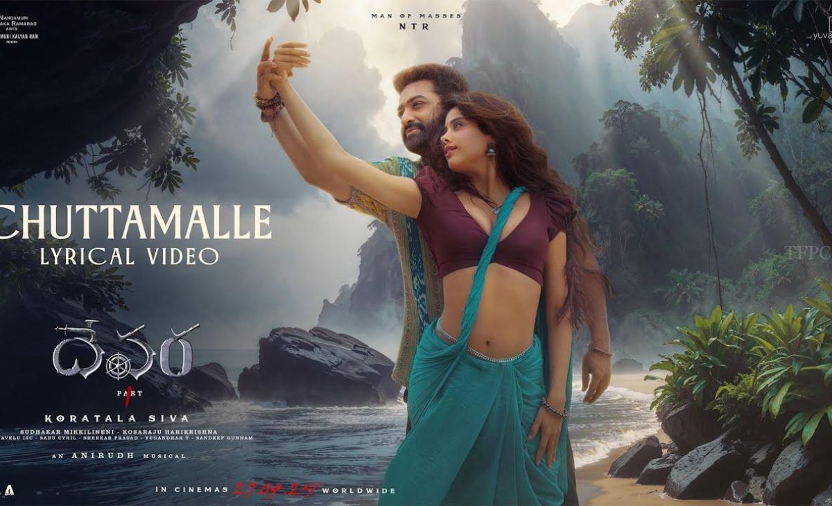 NTR and Janhvi Kapoor Ignite Screens in 'Devara's Sizzling Second Single 'Chuttamalle' – A Must-Watch Pan-Indian Spectacle!