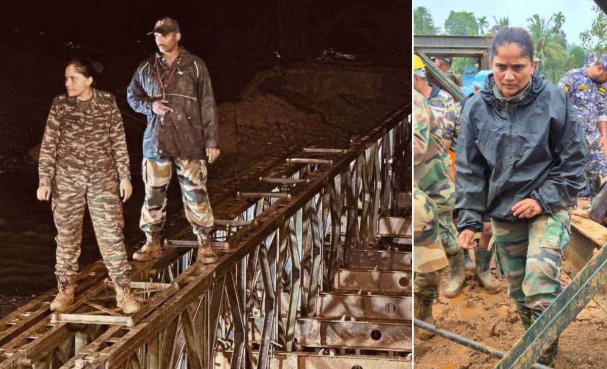 Heroic Major Sita Shelke Breaks Barriers, Builds Lifesaving Bridge in Landslide-Hit Wayanad